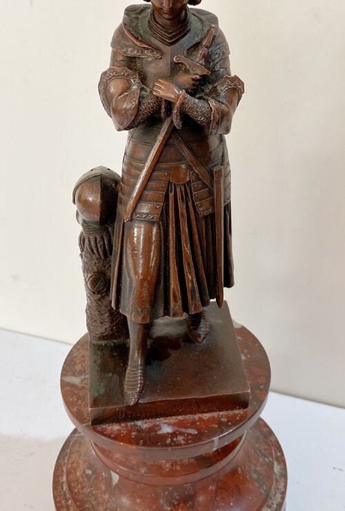 French Bronze of Jeanne d'Arc. 19th century
