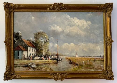 Oil On Canvas by John Sutton (b. 1935)