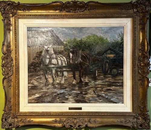 Oil on Canvas by Joe Godderidge  (1932-2017)