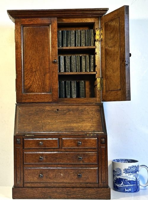 Apprentice  Piece - Dresser with Miniature Shakespeare Books.