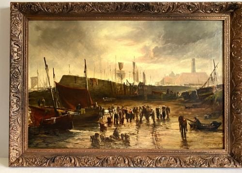 Oil on Canvas by Thomas Bush Hardy (1842-1897)