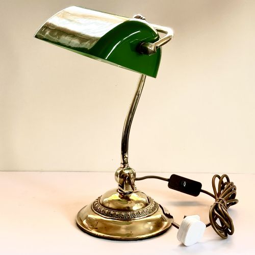 Edwardian Banker's Desk Lamp