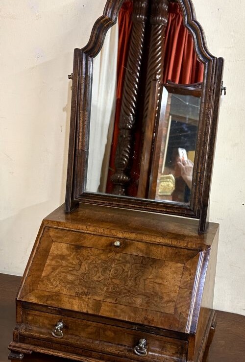 George II  Walnut Dressing table Mirror