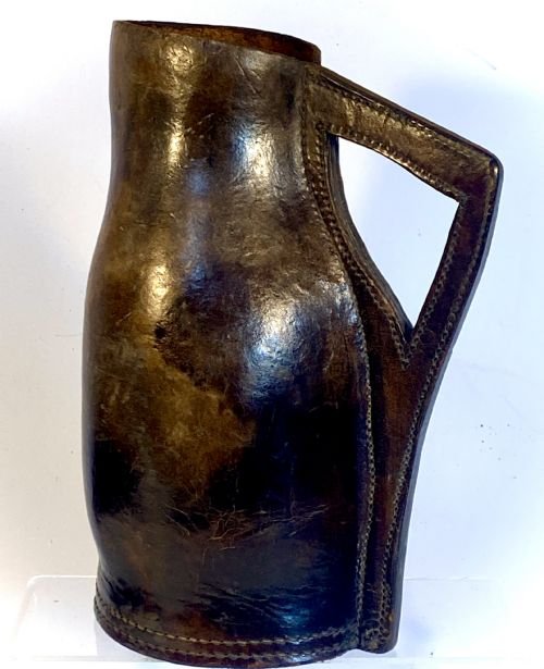 18th Century Leather Blackjack  ( Jug for Ale)