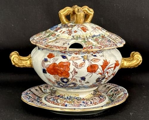 Mason's Ironstone Sauce Tureen, ca 1860