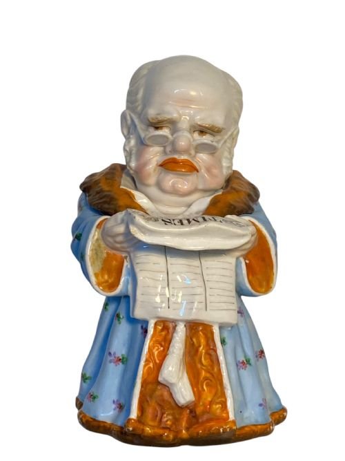 German Porcelain Tobacco Jar