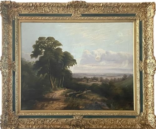 Large Oil on Canvas in the style of Constable