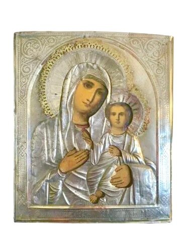 Russian Orthodox Icon  of The Mother Of God of Kazan