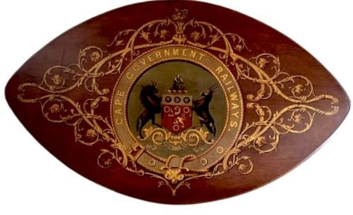 Railway Plaque of South  African Origen