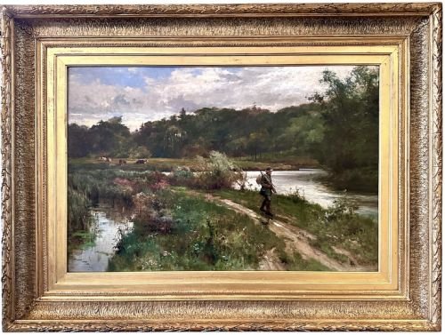 Alfred Augustus Glendening  Jnr R.A. (1861 -1903) Oil on Canvas