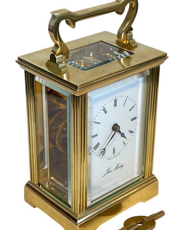 English 8-Day Carriage Clock by John Morley. Ca 1950