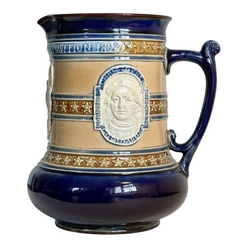19th Century Doulton Lambeth Jug with American Interest