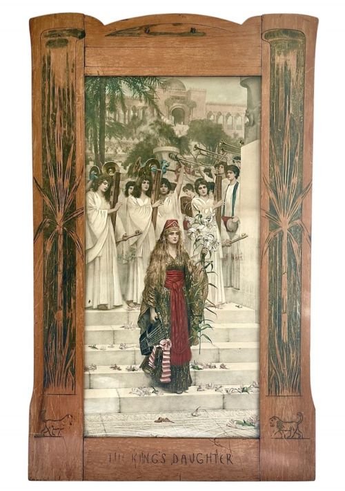 Photogravure of " The Kings Daughter" by Herbert Gustave Schmaltz (1856 - 1934)