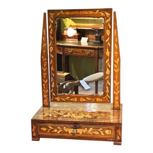 Dutch Walnut Dressing Table Mirror