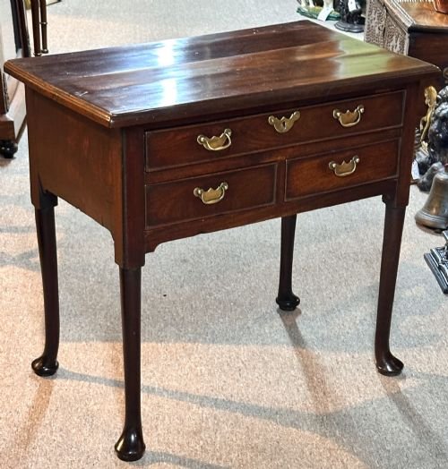 George III Mahogany Lowboy or Side Table