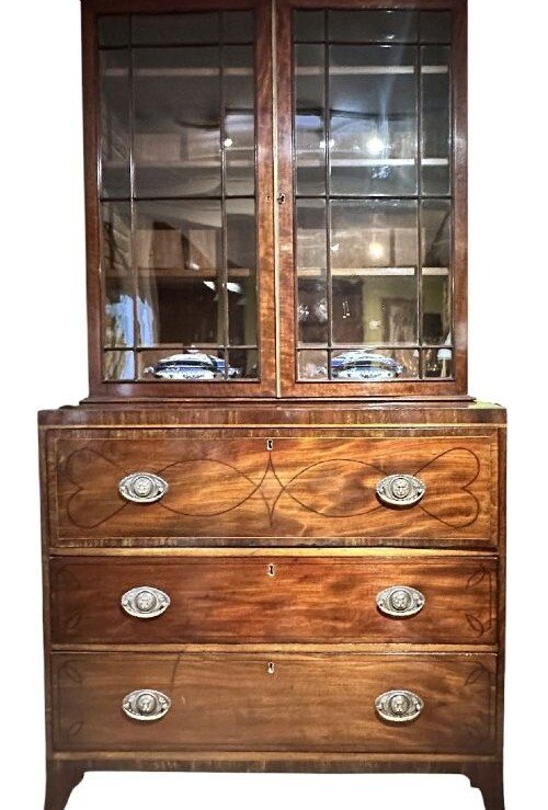 Regency Secretaire Bookcase